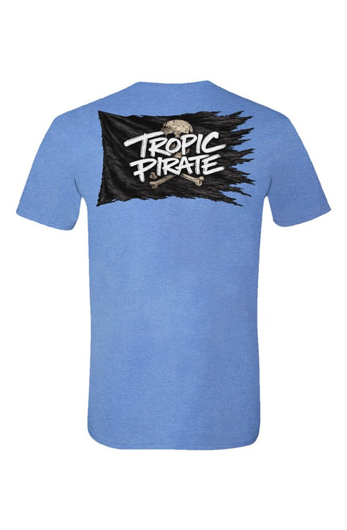 Soft T Shirt Pirate flag black unisex 