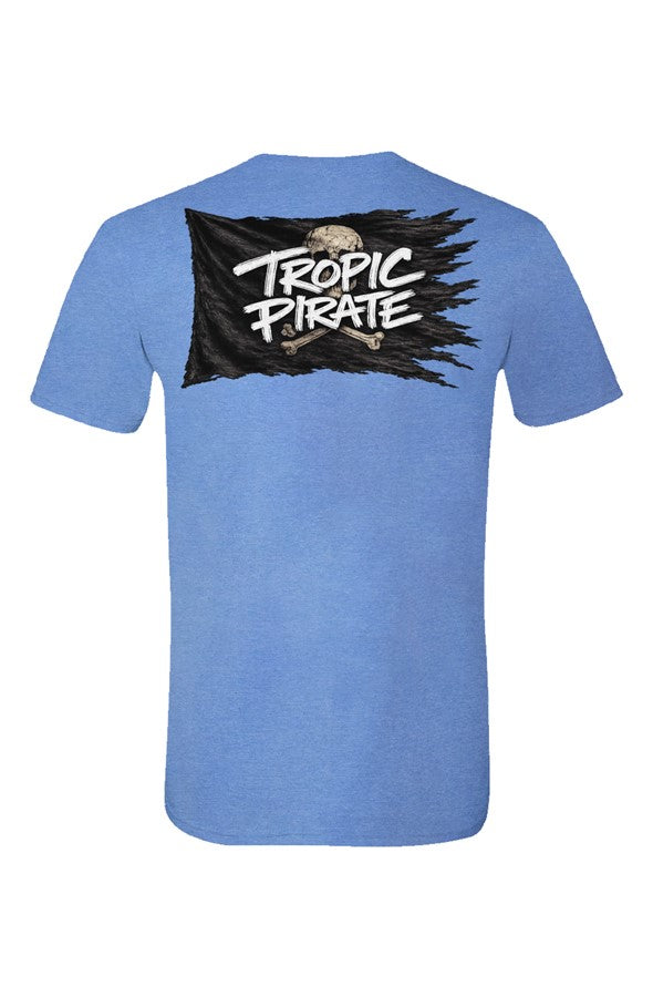 Soft T Shirt Pirate flag black unisex 
