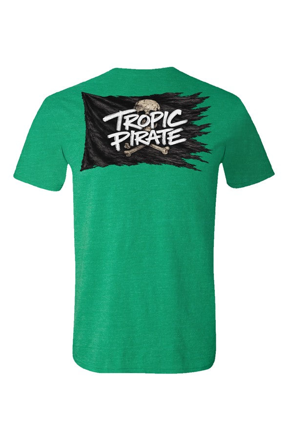 Soft T Shirt Pirate flag black unisex 