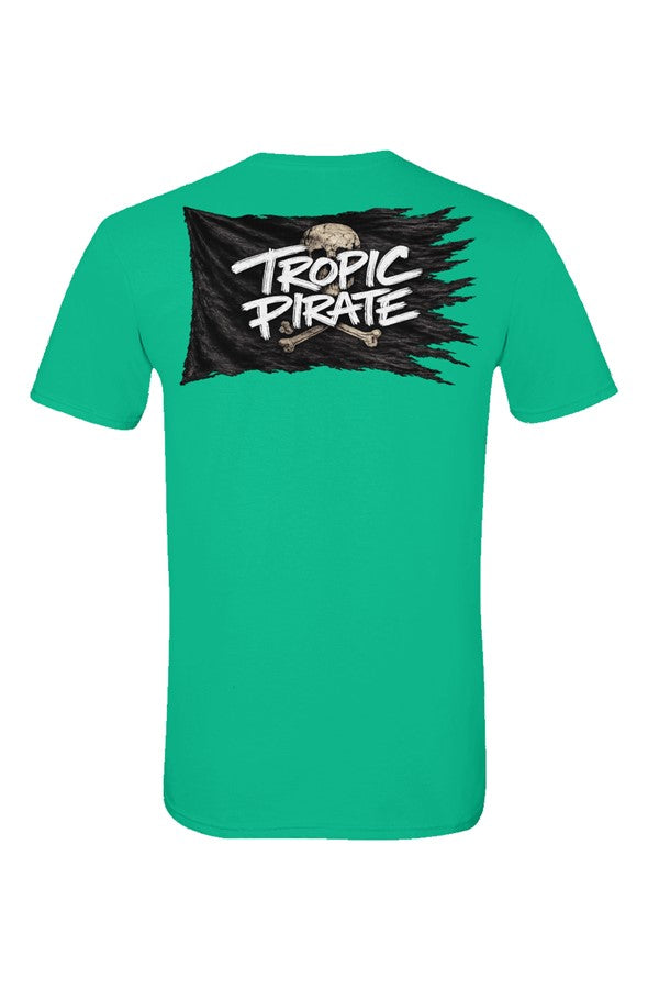 Soft T Shirt Pirate flag black unisex 
