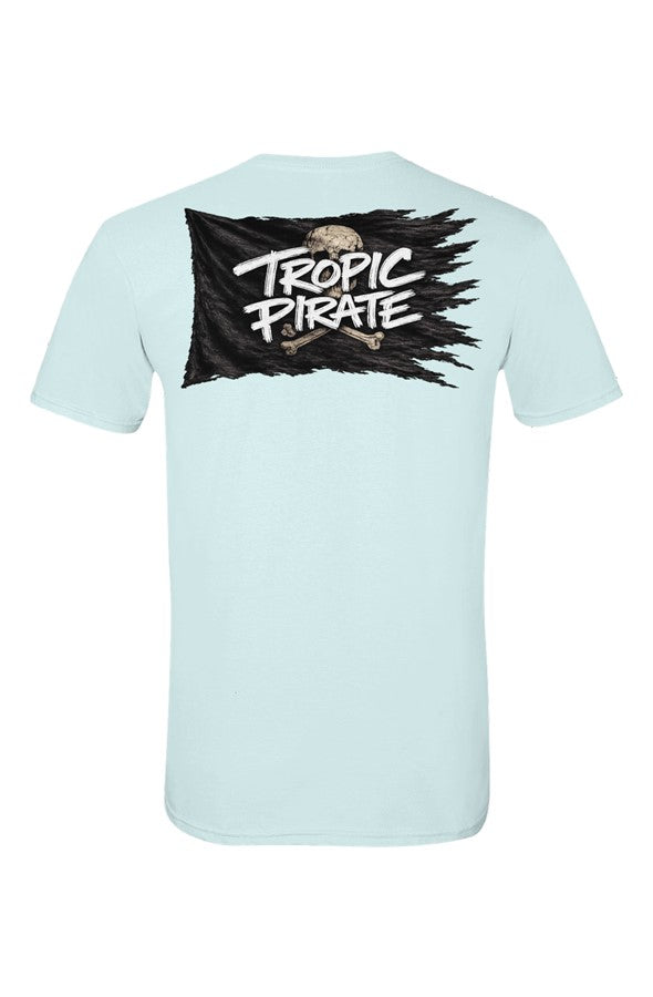 Soft T Shirt Pirate flag black unisex 