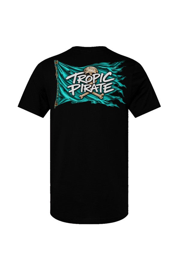 Tropic Pirate Teal Flag Unisex 