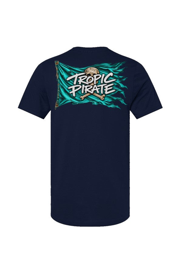 Tropic Pirate Teal Flag Unisex 