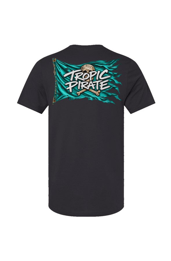 Tropic Pirate Teal Flag Unisex 