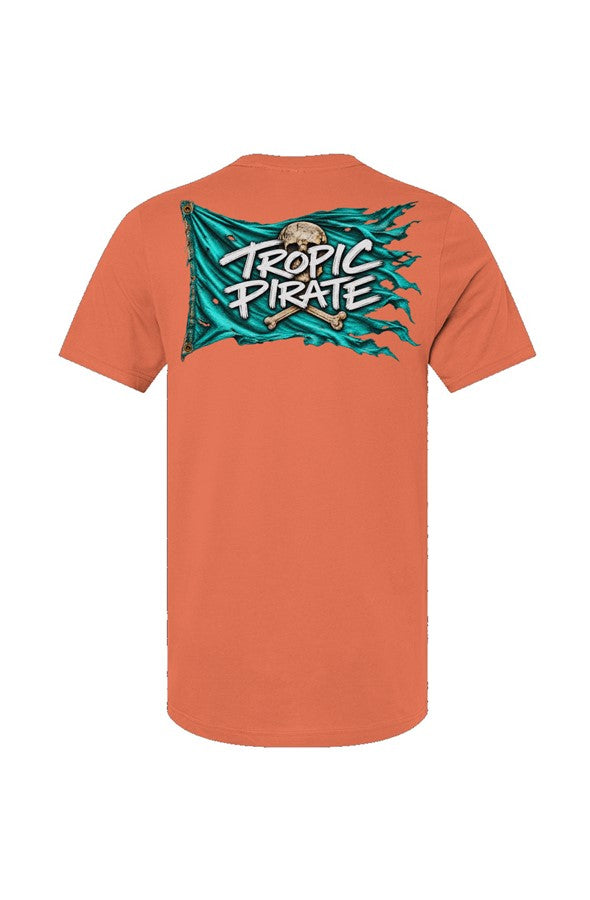 Tropic Pirate Teal Flag Unisex 