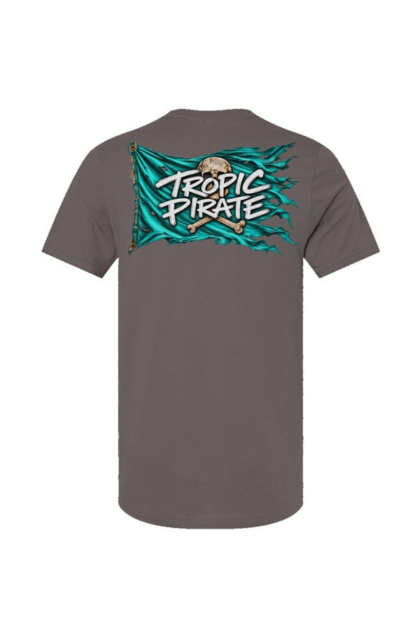 Tropic Pirate Teal Flag Unisex 