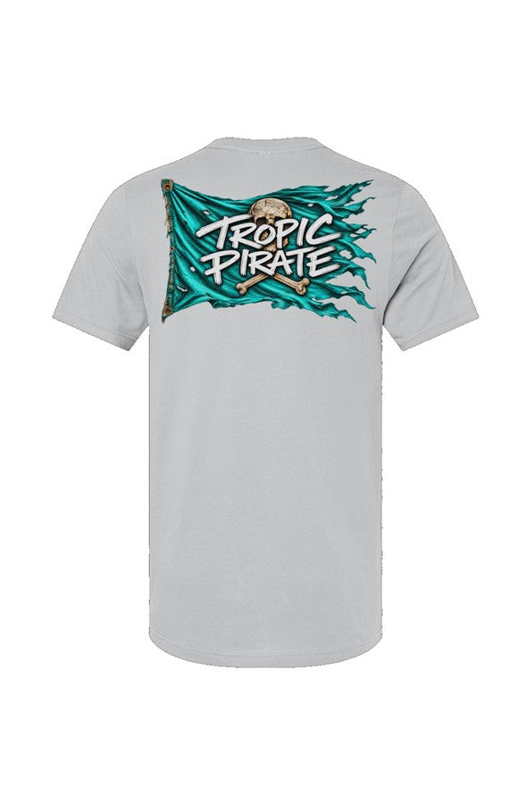Tropic Pirate Teal Flag Unisex 