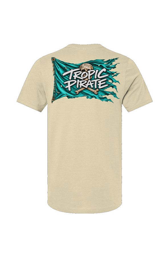 Tropic Pirate Teal Flag Unisex 