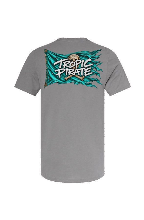 Tropic Pirate Teal Flag Unisex 