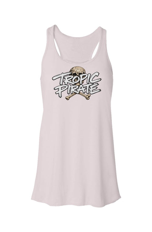 Tropic Pirate Flowy Racerback Women s Tank
