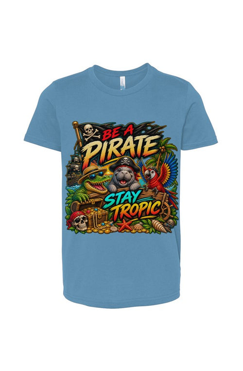 Tropic Pirate Kids soft Tee unisex 