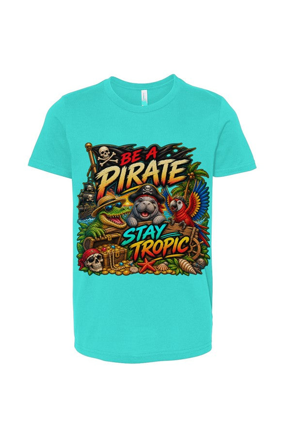 Tropic Pirate Kids soft Tee unisex 