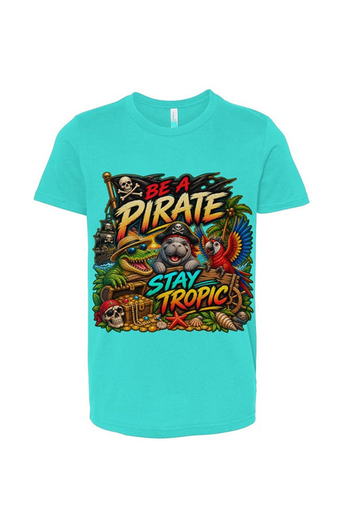 Tropic Pirate Kids soft Tee unisex 