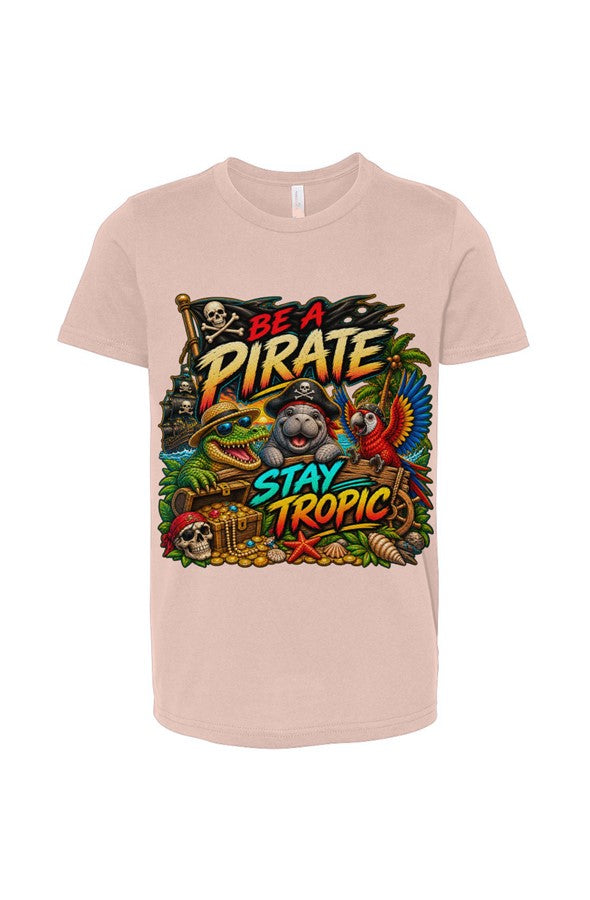 Tropic Pirate Kids soft Tee unisex 
