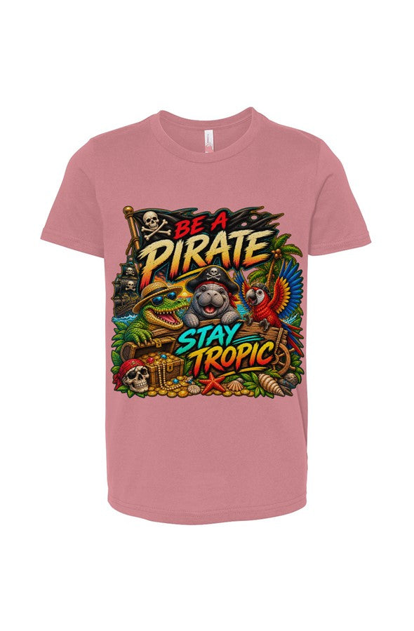 Tropic Pirate Kids soft Tee unisex 