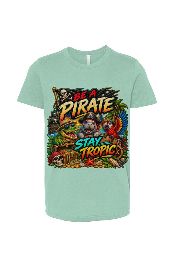 Tropic Pirate Kids soft Tee unisex 