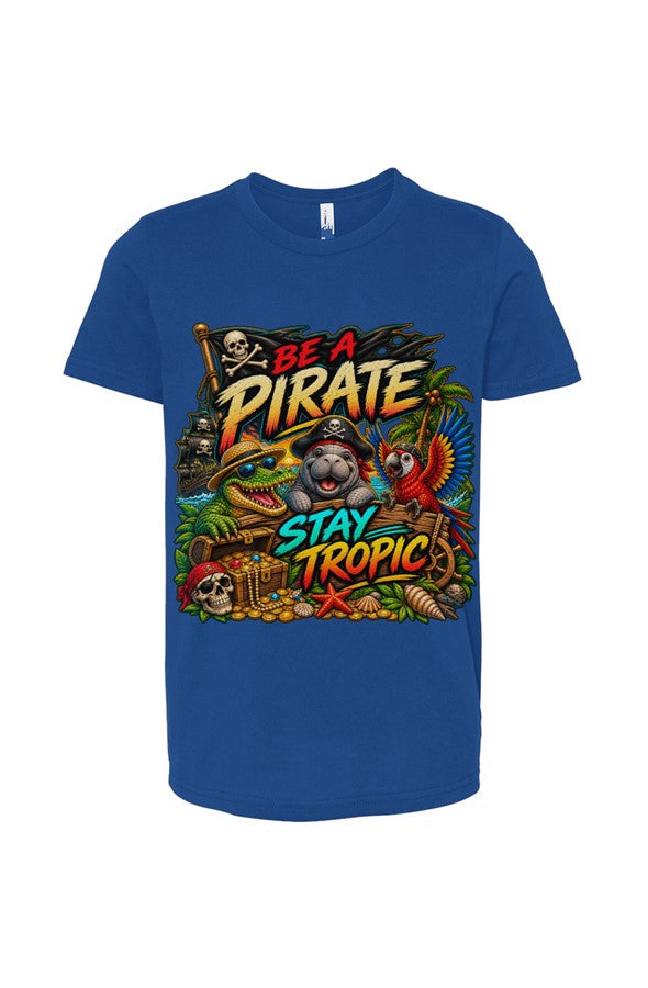 Tropic Pirate Kids soft Tee unisex 