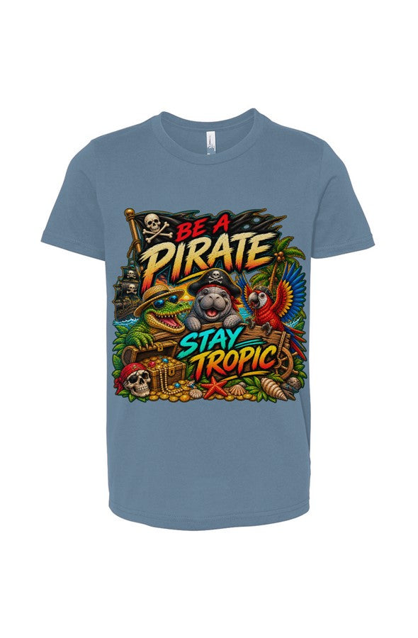 Tropic Pirate Kids soft Tee unisex 